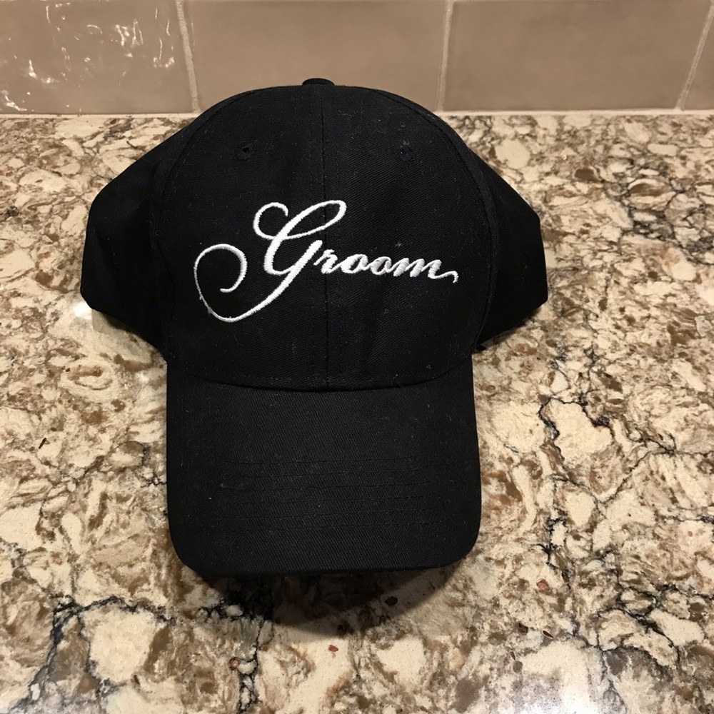 Groom baseball hat